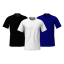 Plain Round Neck Half Sleeves T-Shirts – Combo of 3