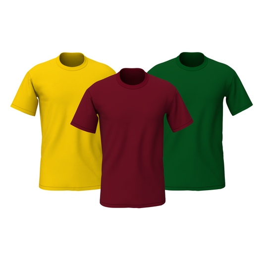 Plain Round Neck T-Shirts Combo of 3