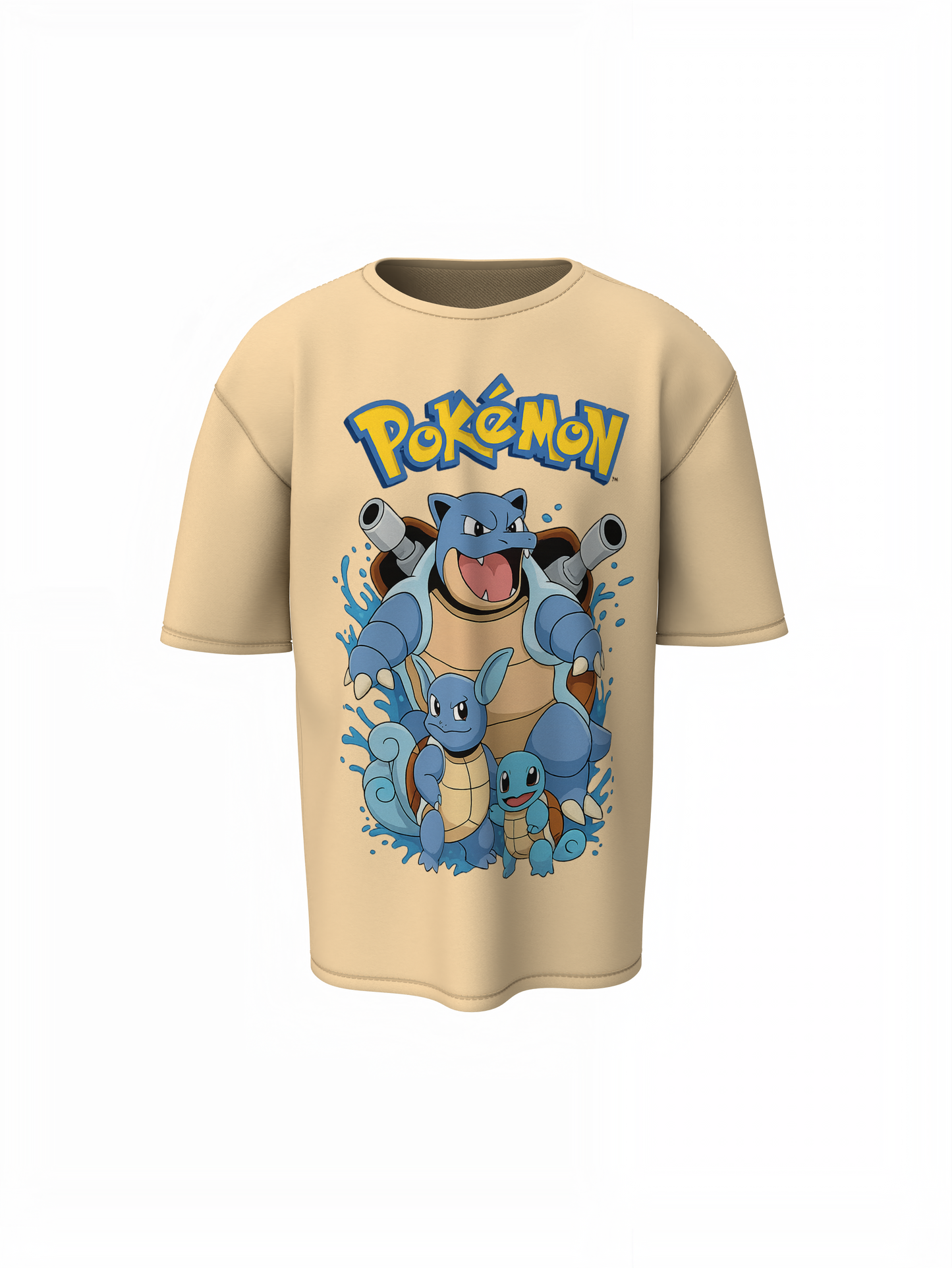 Squirtle Oversized T-Shirts – Cool Pokémon Streetwear Style