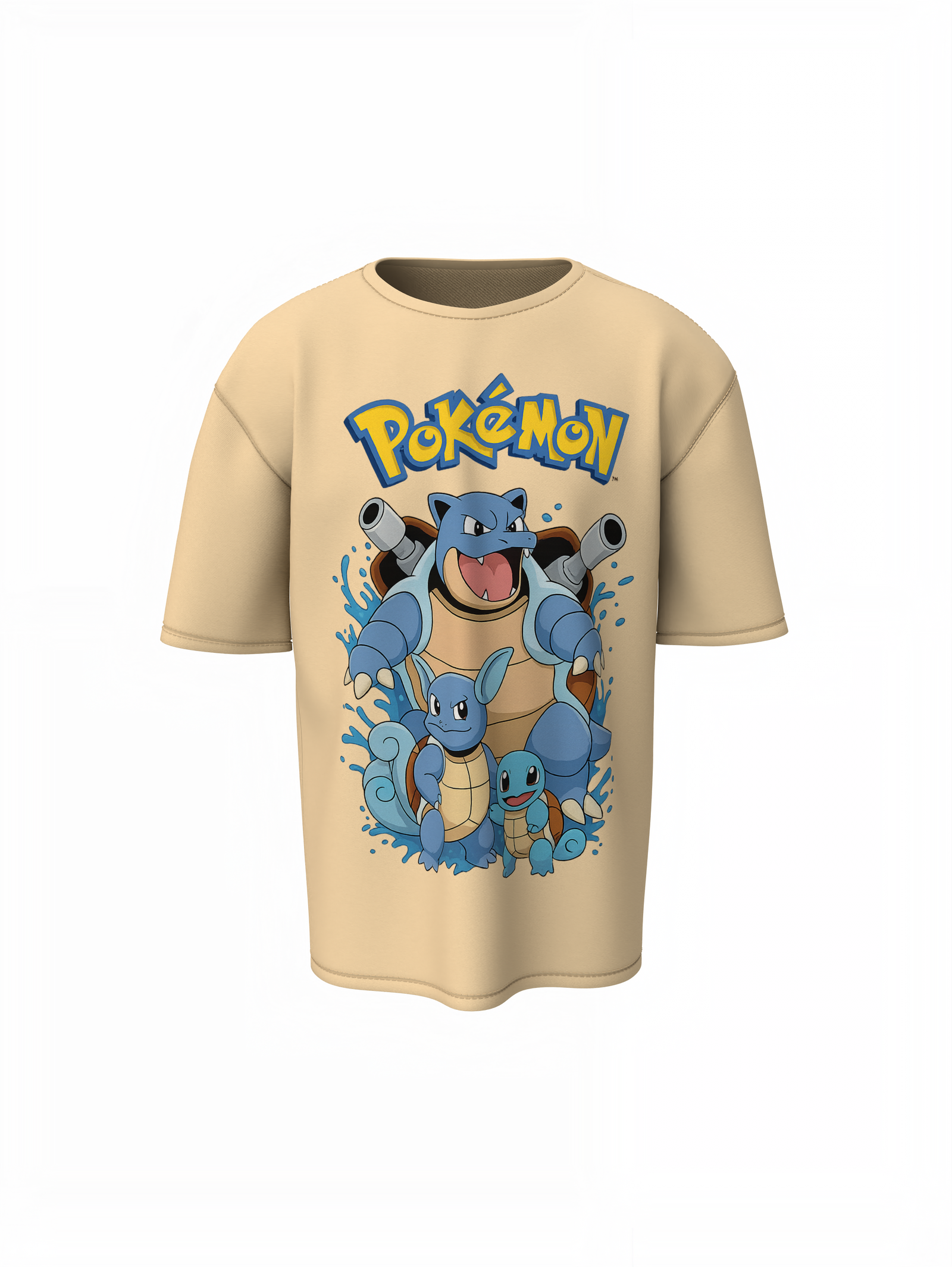 Squirtle Oversized T-Shirts – Cool Pokémon Streetwear Style