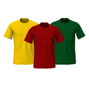 Plain Round Neck Half Sleeves T-Shirts – Combo of 3
