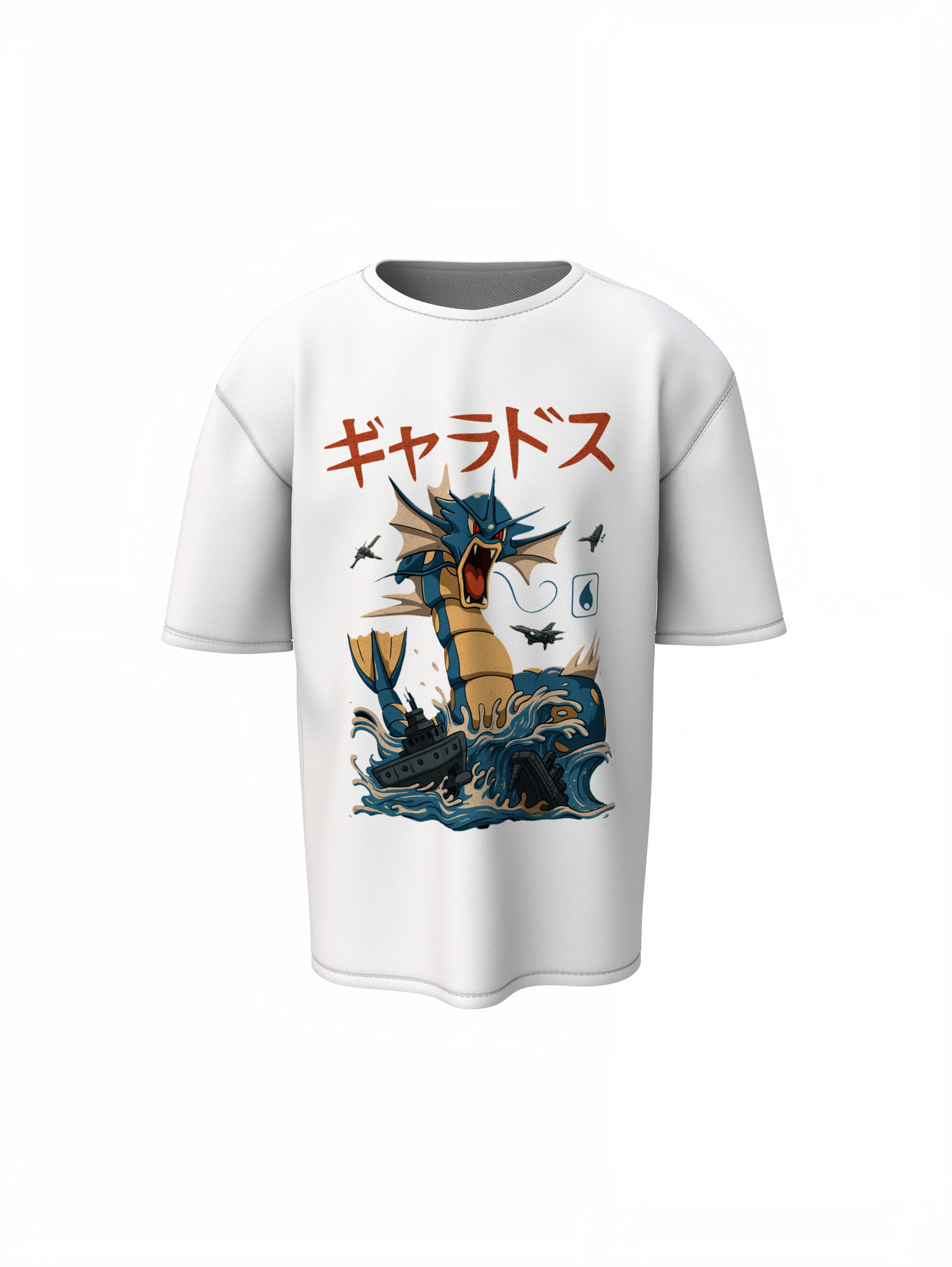 Gyarados Oversized T-Shirt Bold Pokémon Streetwear Tee