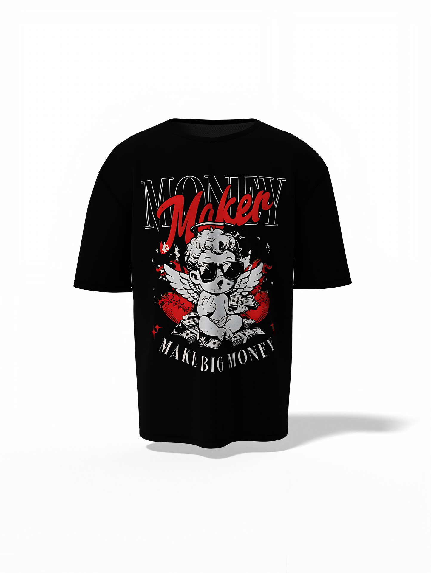 Make Big Money Oversized T-Shirt – Bold Streetwear Tee