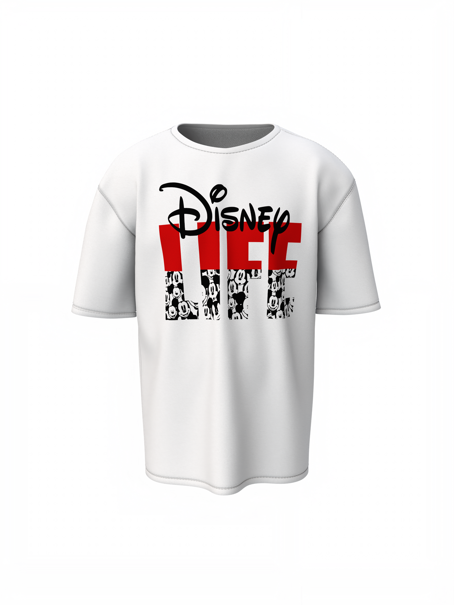 Disney Life Oversized T-Shirts Magical Classic Streetwear
