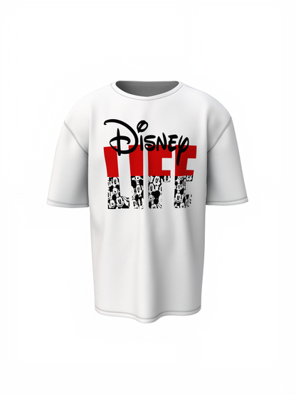 Disney Life Oversized T-Shirts Magical Classic Streetwear