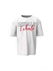 Inhale Exhale Oversized Yoga T-Shirt