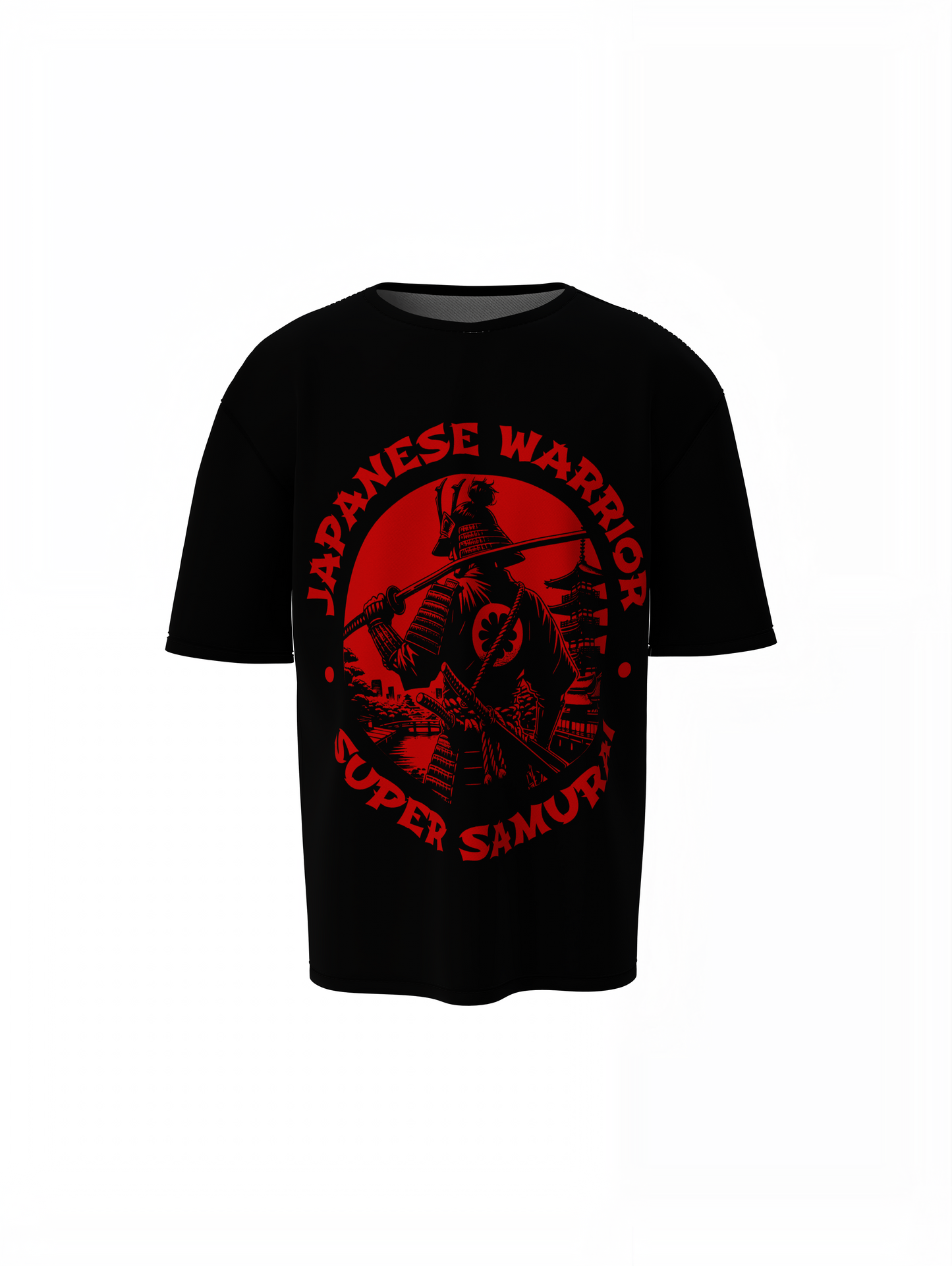 Japanese Warrior Oversized T-Shirt Premium Streetwear Style