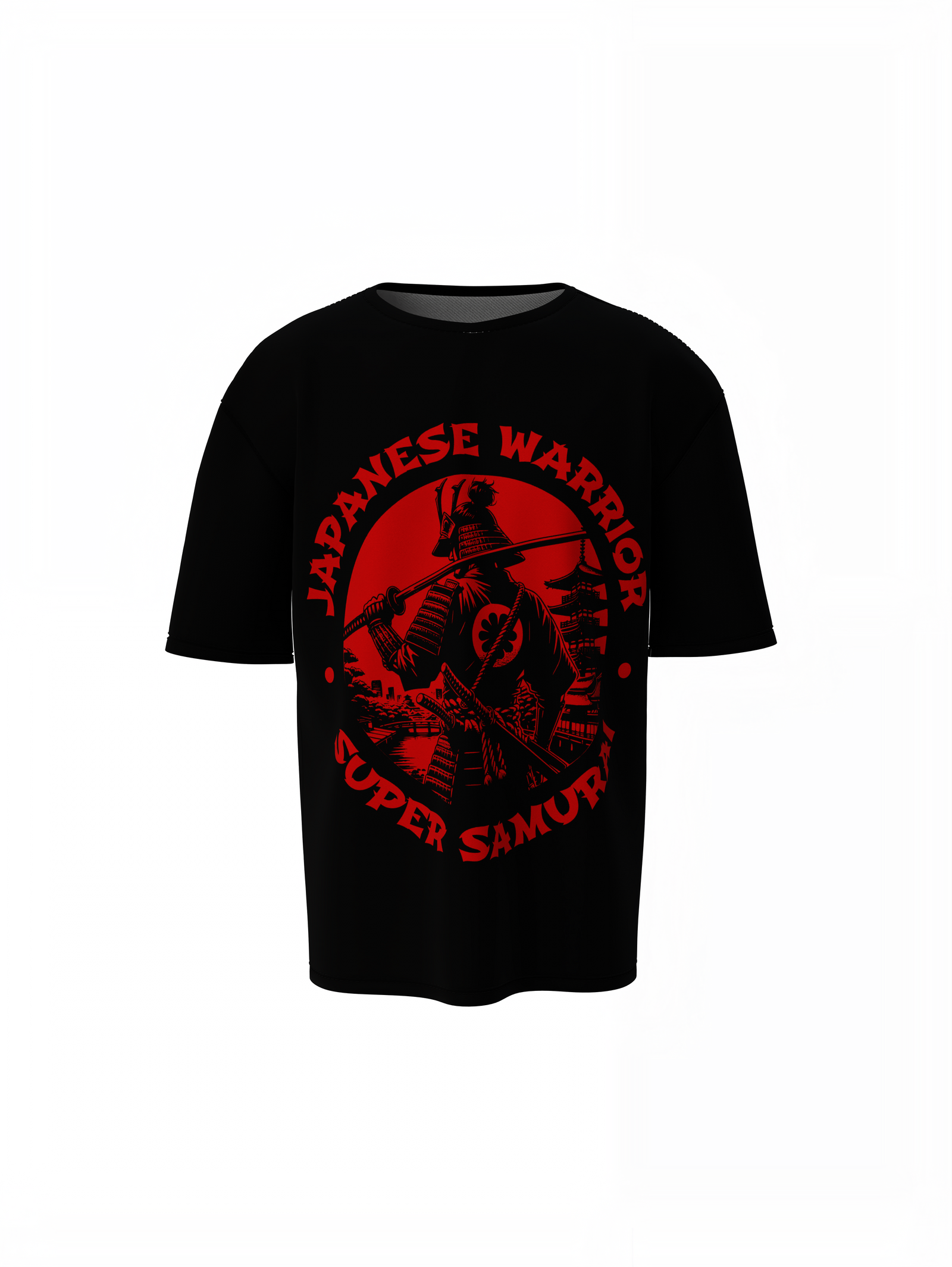 Japanese Warrior Oversized T-Shirt Premium Streetwear Style