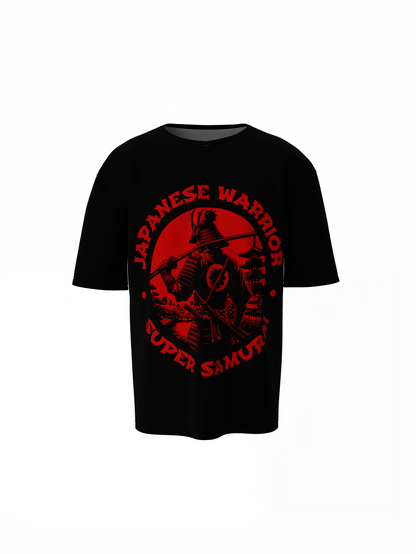 Japanese Warrior Oversized T-Shirt Premium Streetwear Style