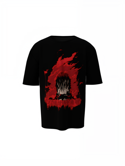 Fire and Blood Oversized T-Shirt