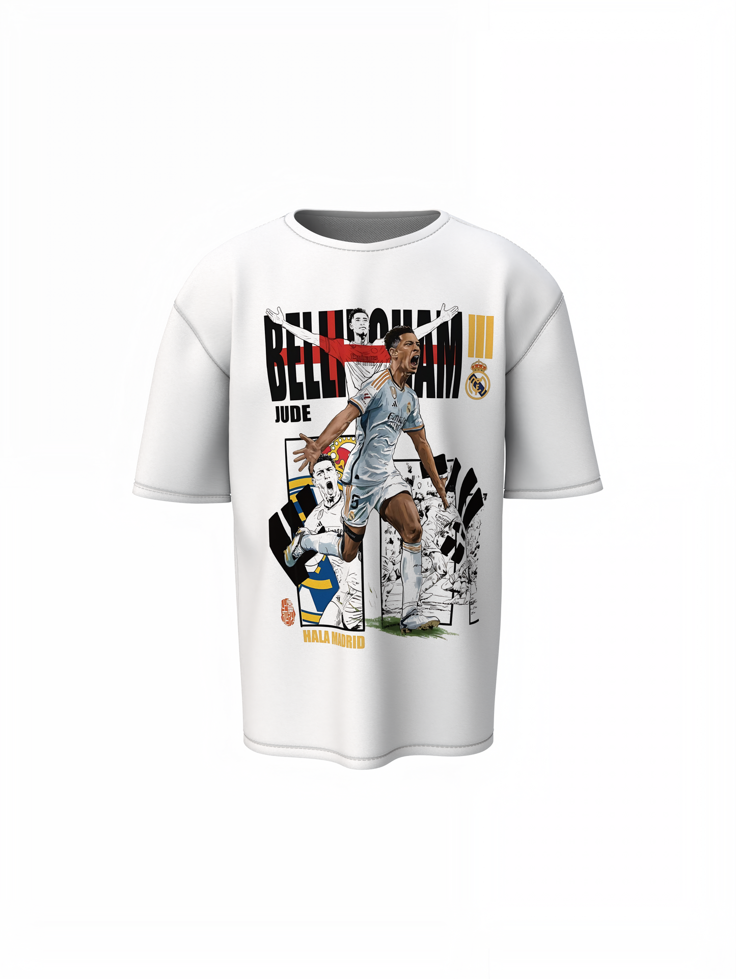 Los Blancos Legacy Oversized T-Shirt Real Madrid Streetwear