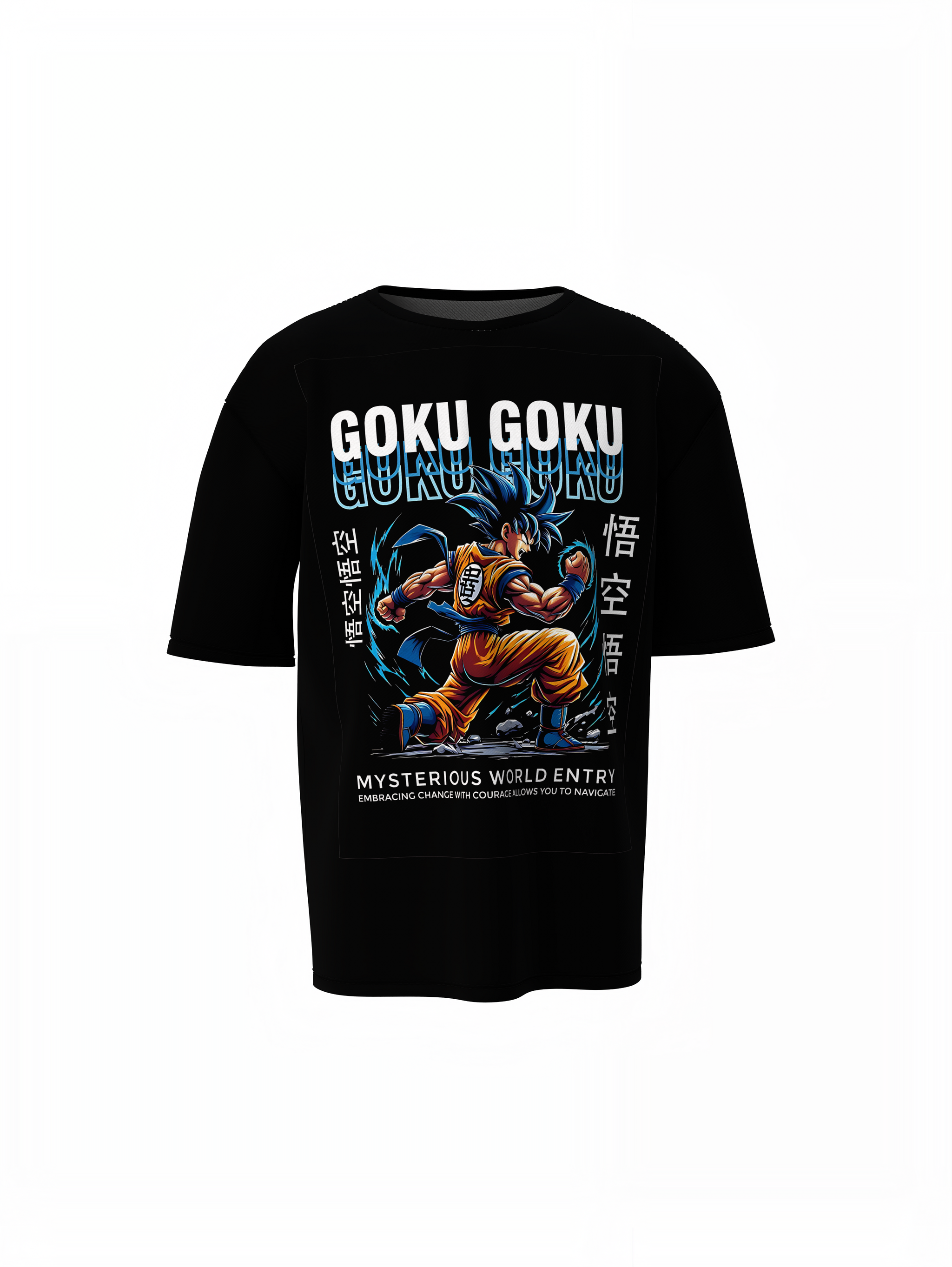 Goku Entry Oversized T-Shirts