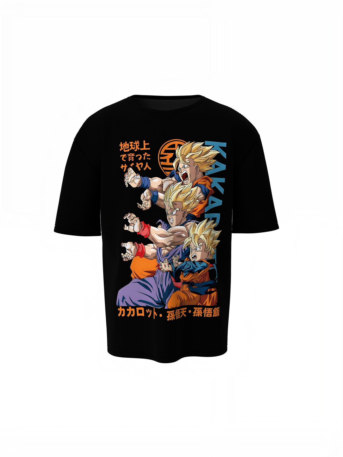 Factale Goku Oversized T-Shirt Anime Streetwear Style