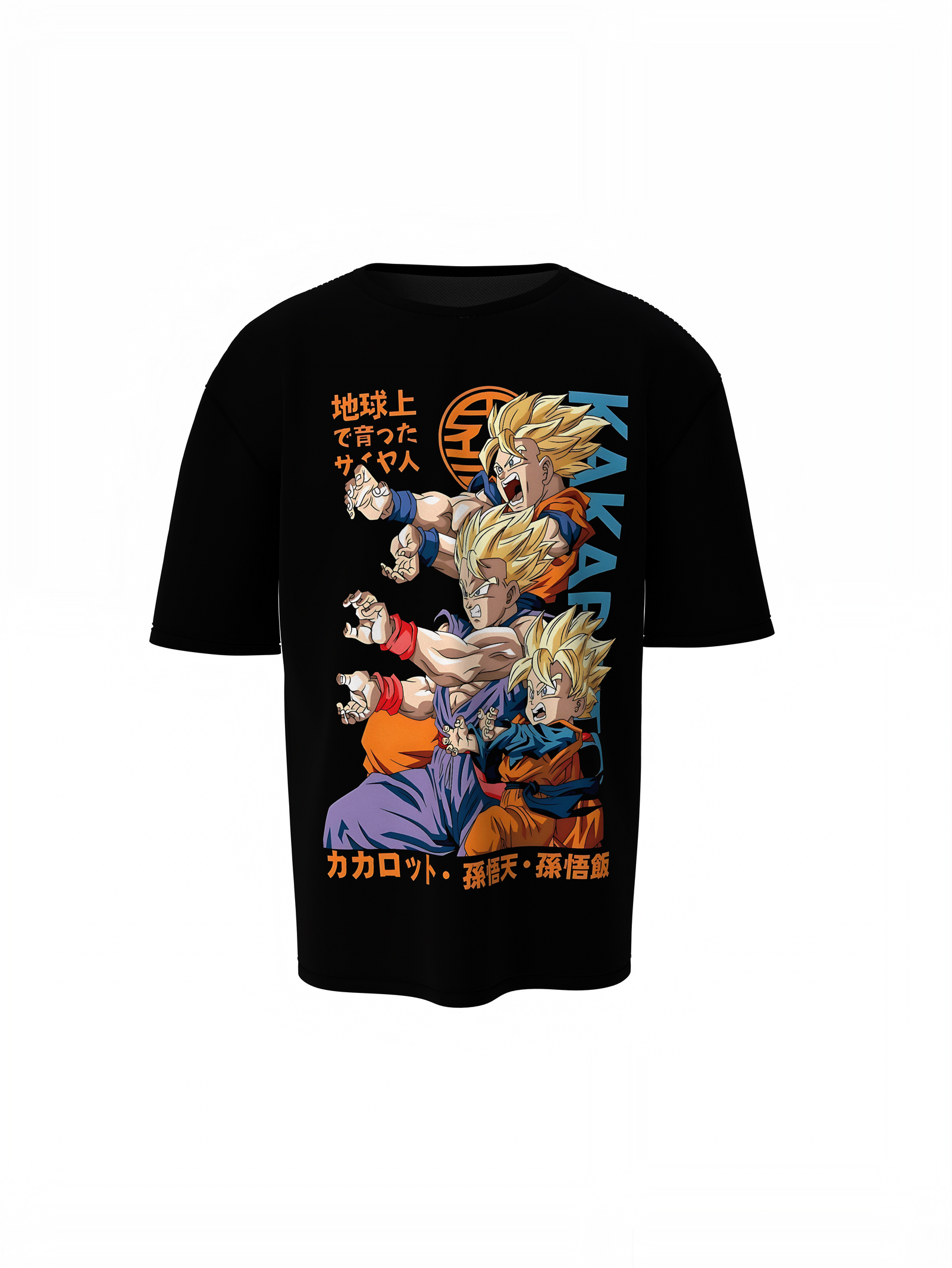 Factale Goku Oversized T-Shirt Anime Streetwear Style