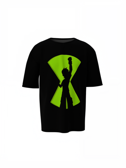 Ben 10 Comic Oversized T-Shirt Cool Cartoon Graphic T-shirts