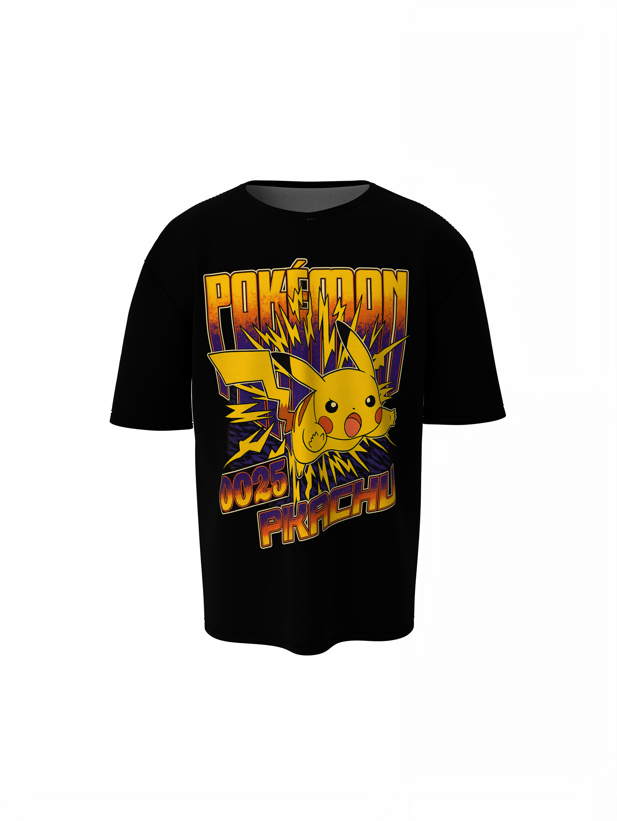 Pikachu 25 Pokemon Oversized T-Shirts