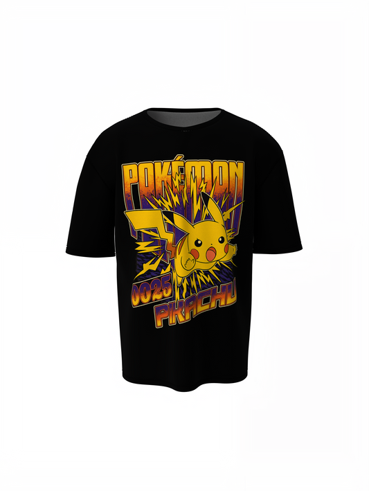 Pikachu 25 Pokemon Oversized T-Shirts – Iconic Anime Wear