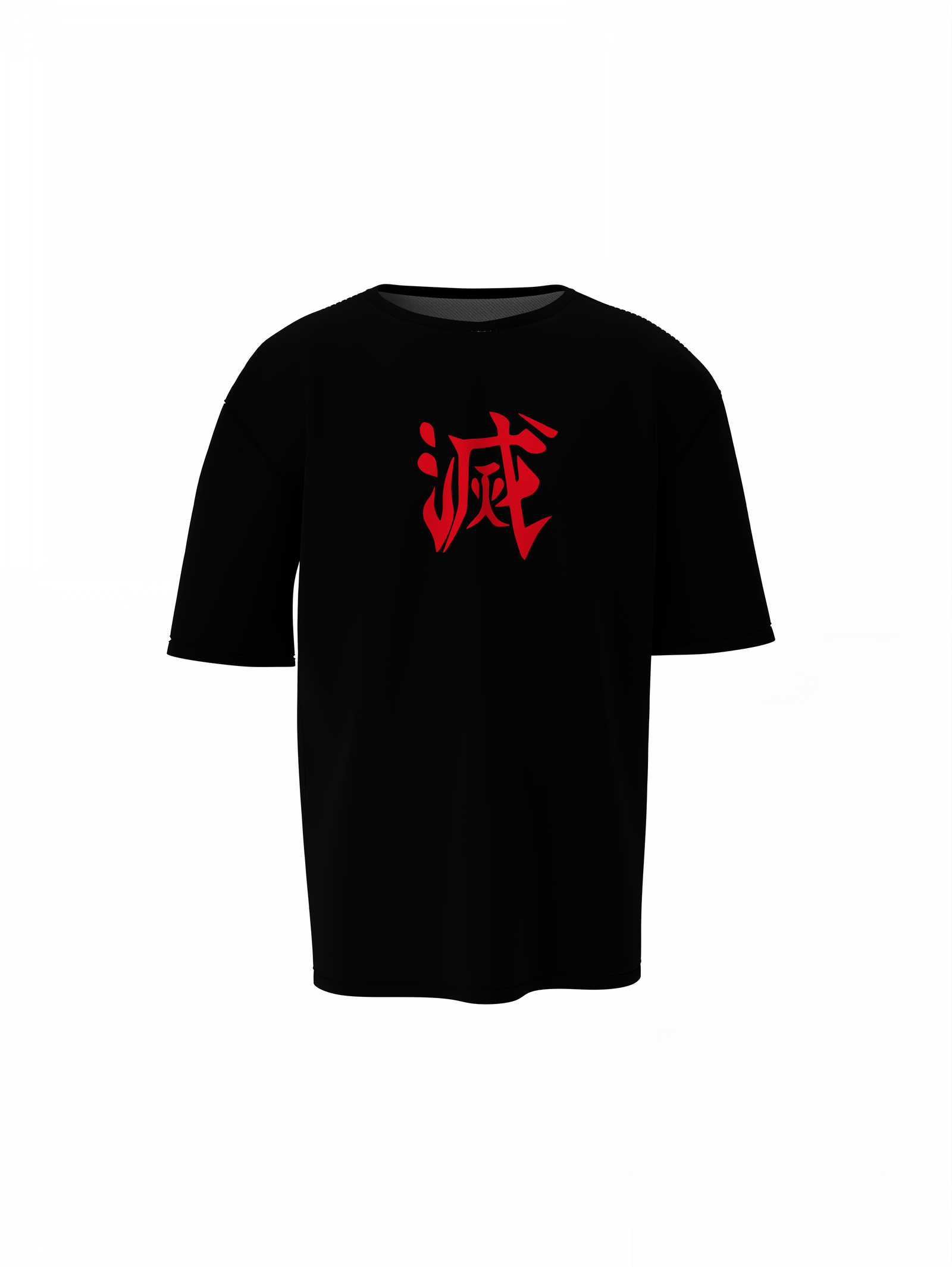 Power Moodes Black Oversized T-Shirts for Bold Streetwear Fit