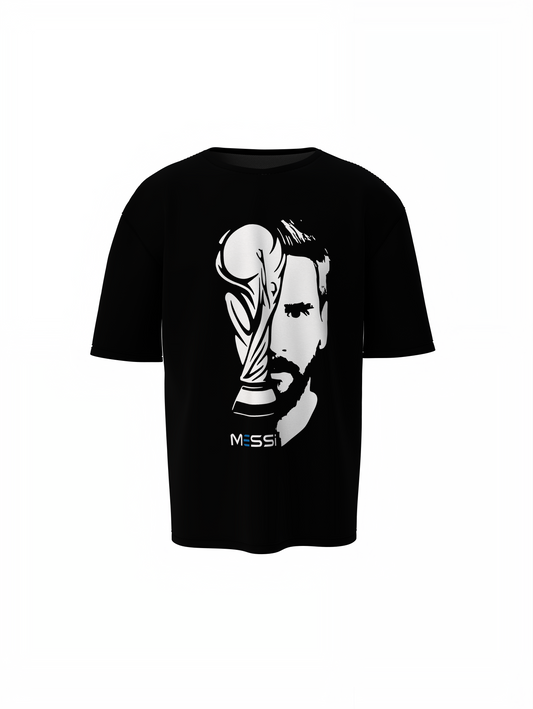 Messi Oversized T-Shirt for Iconic Football Fan Style