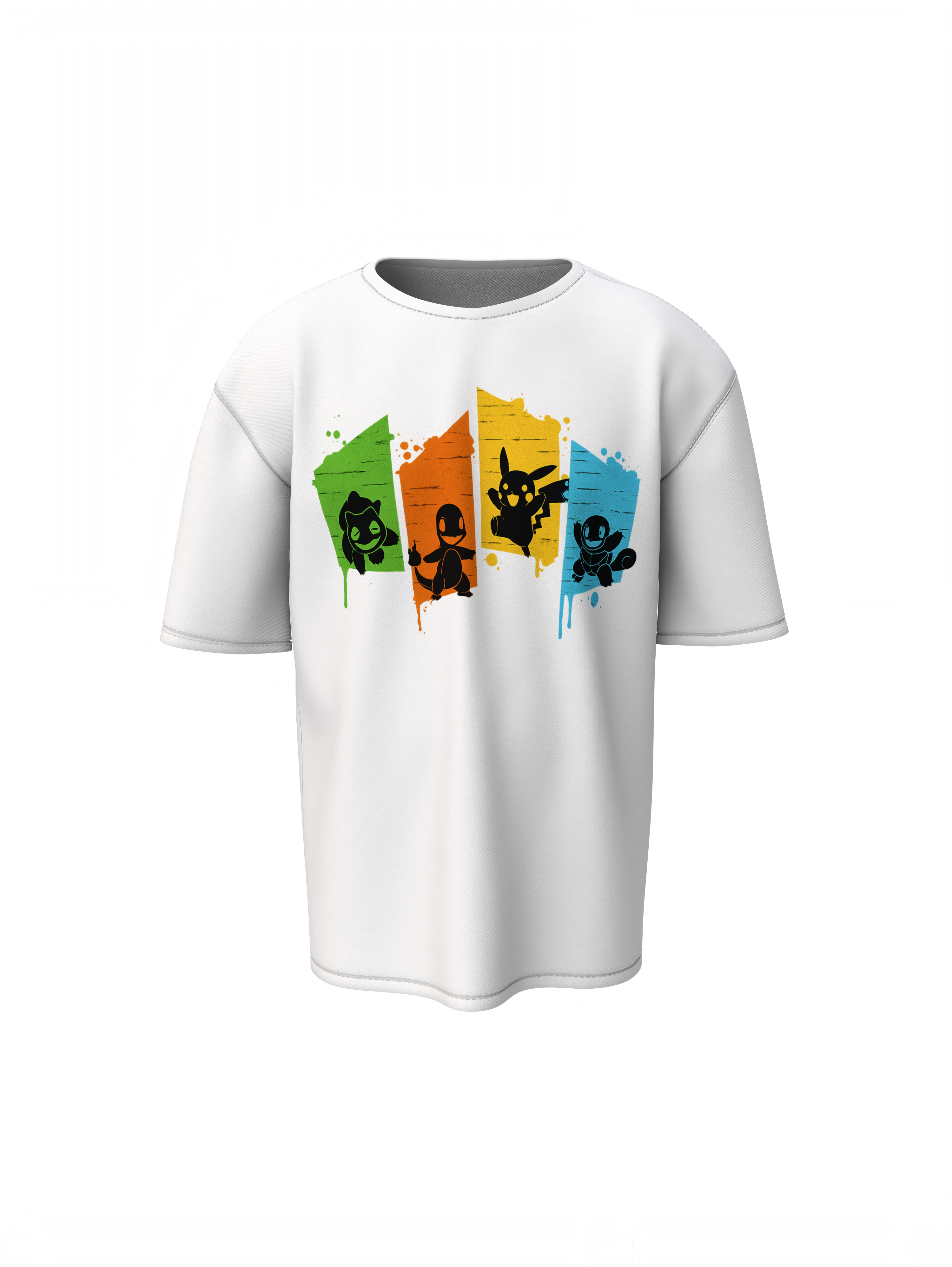 Pokemon Type Oversized T-Shirts