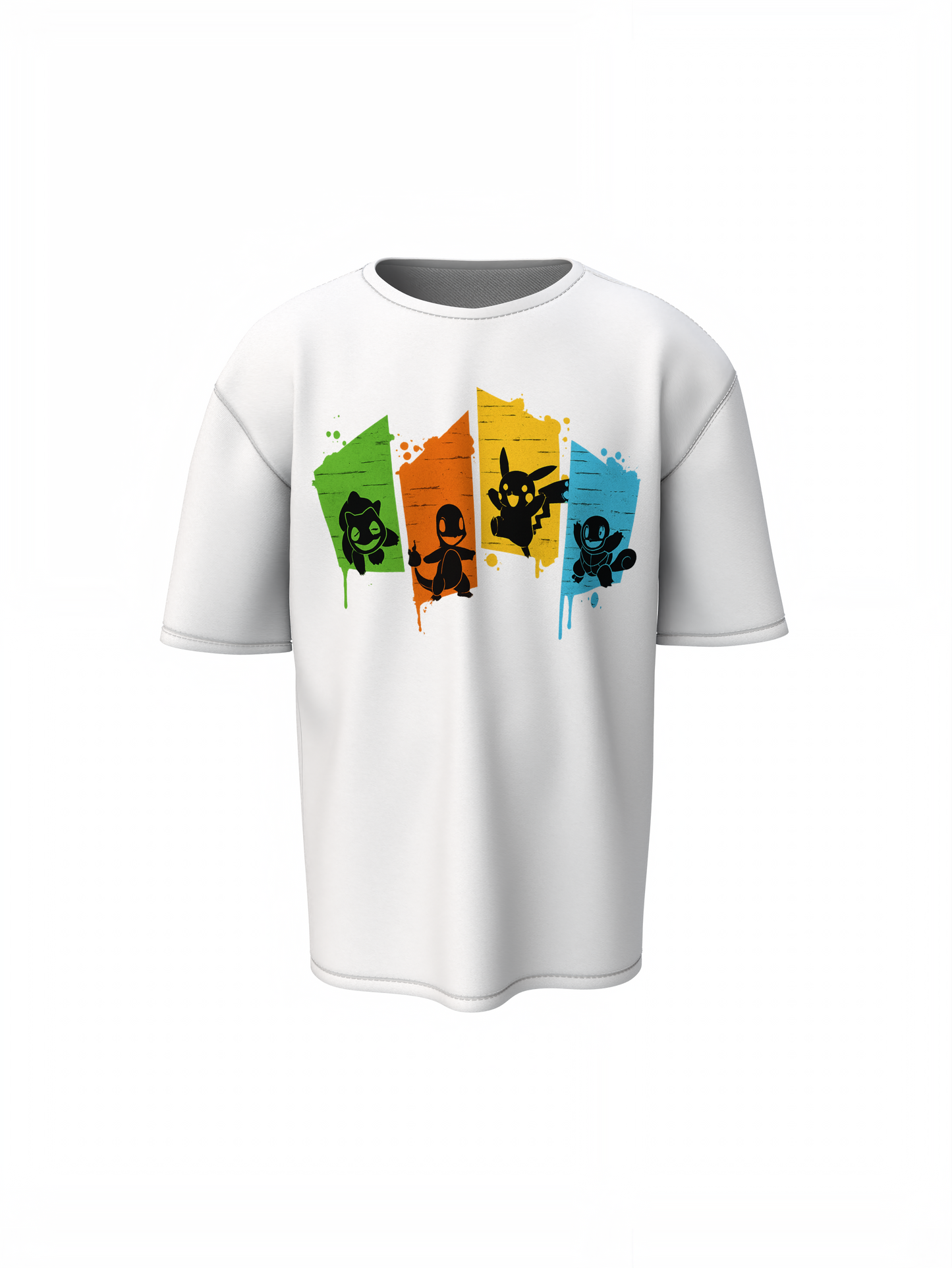 Pokemon Type Oversized T-Shirt – Relaxed Fit Anime-Inspired