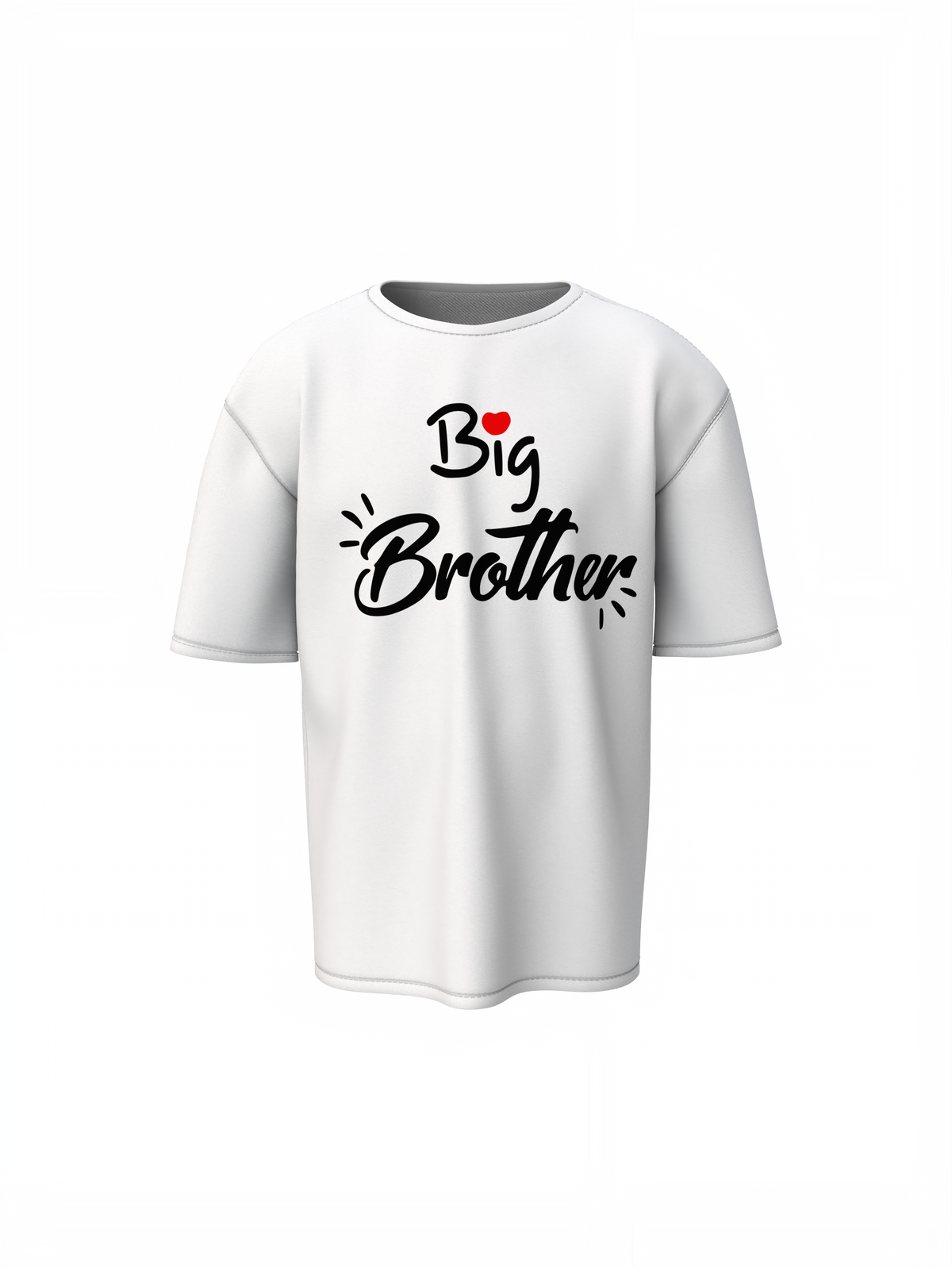 Love Big Bro Oversized T-Shirts