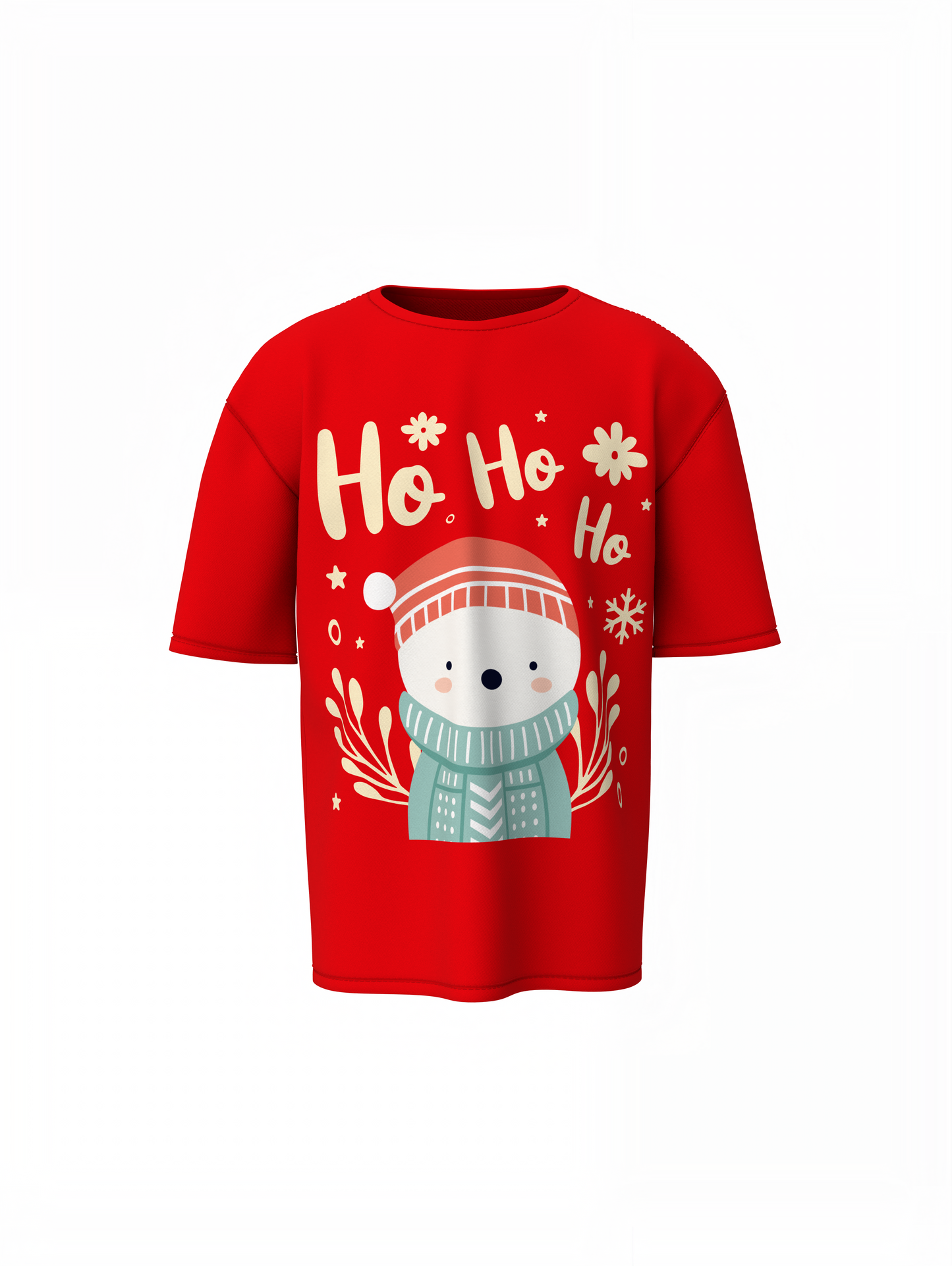 Christmas Santa Oversized T-Shirts Festive Streetwear