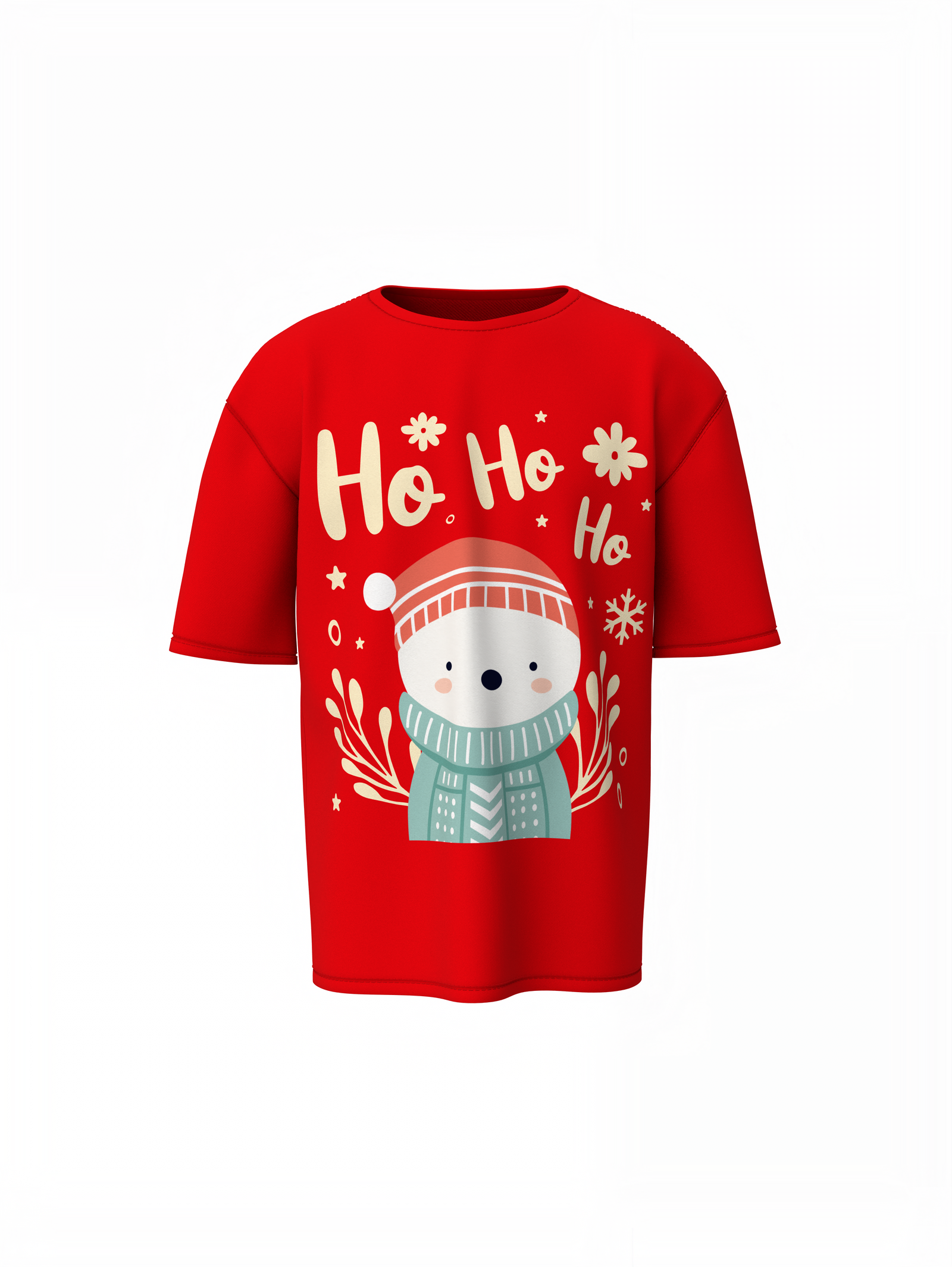 Christmas Santa Oversized T-Shirts Festive Streetwear