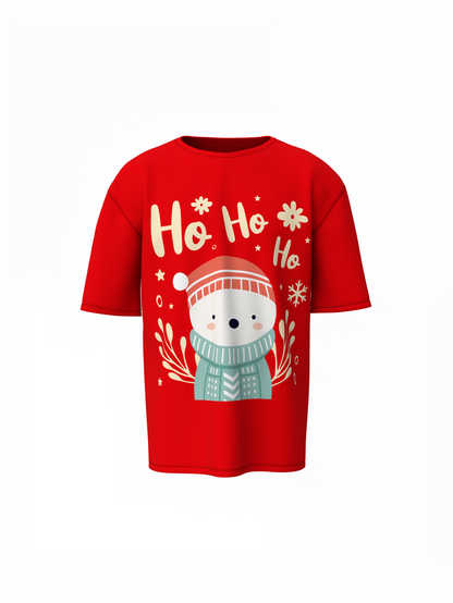 Christmas Santa Oversized T-Shirts Festive Streetwear