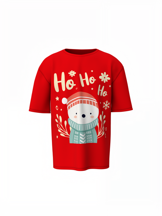 Christmas Santa Oversized T-Shirts Festive Streetwear