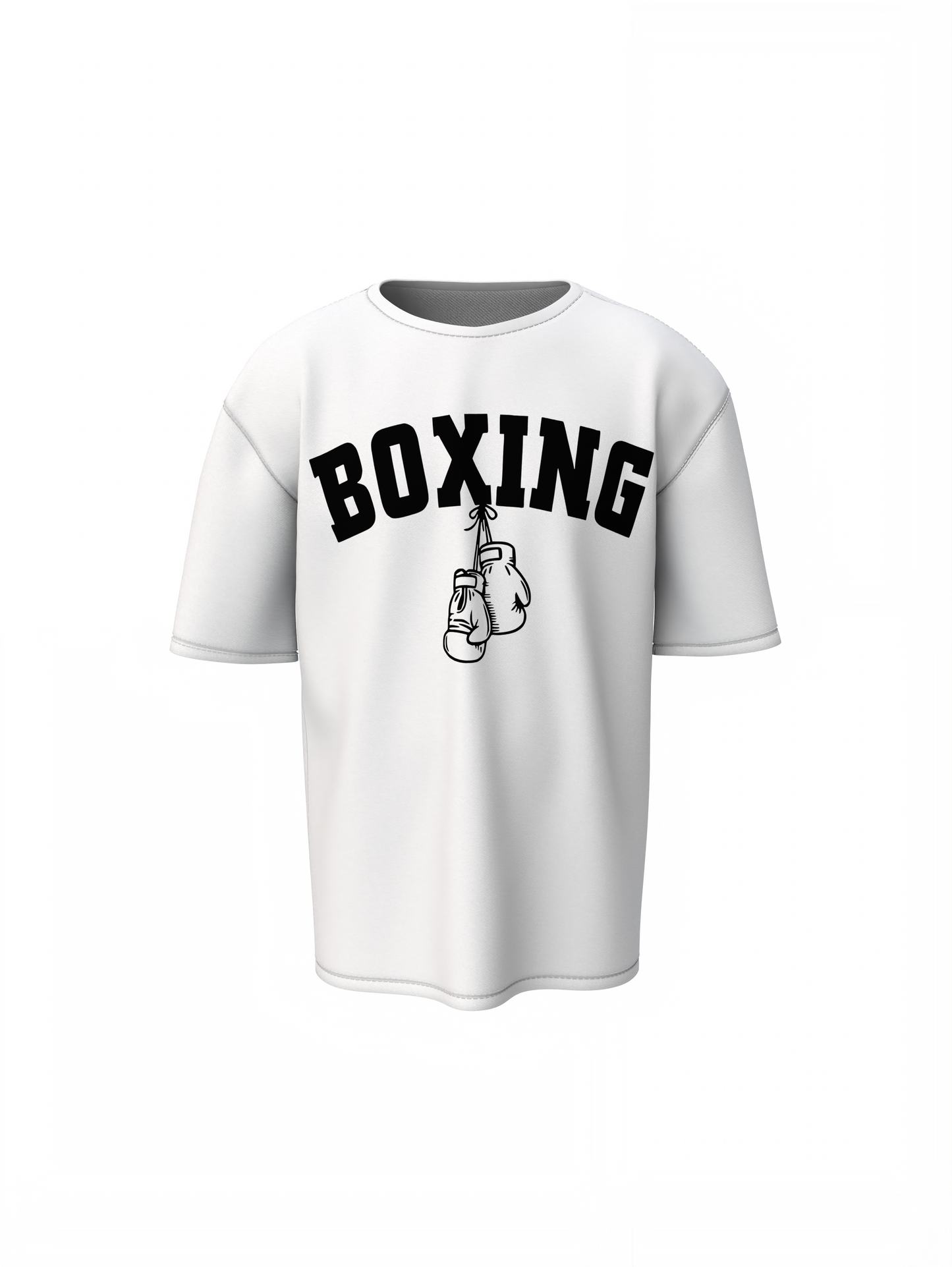 Boxing Hanging Gloves Oversized T-Shirts