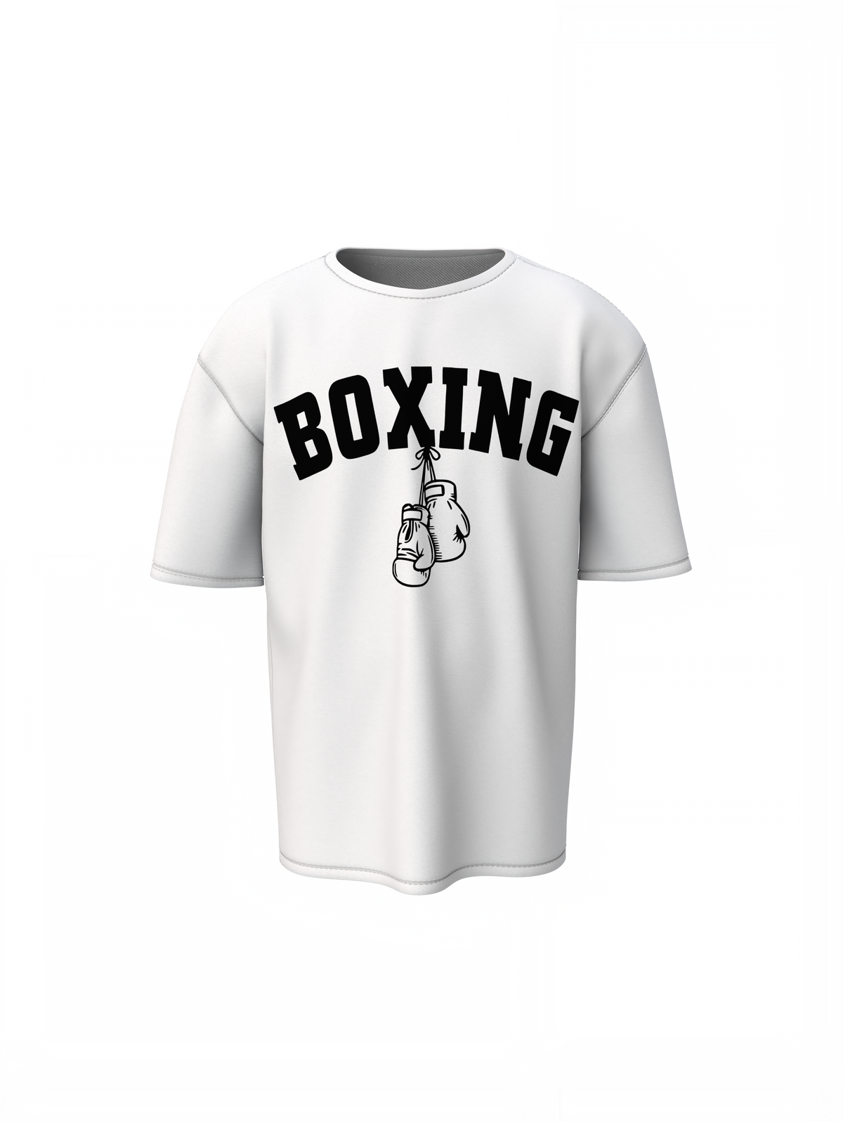 Boxing Hanging Gloves Oversized T-Shirts
