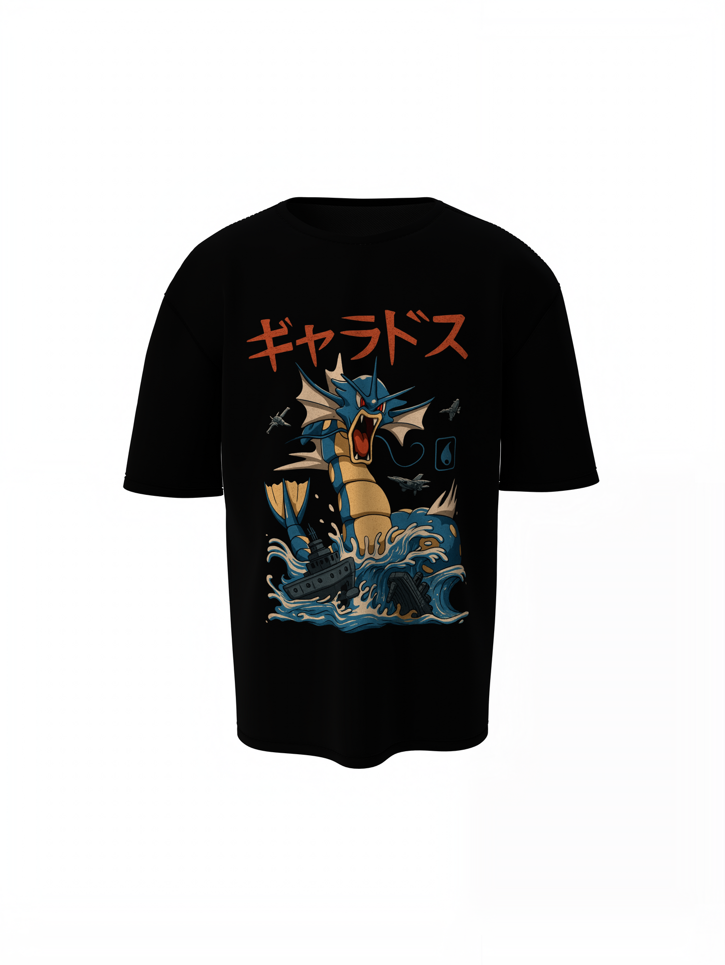 Gyarados Oversized T-Shirt Bold Pokémon Streetwear Tee