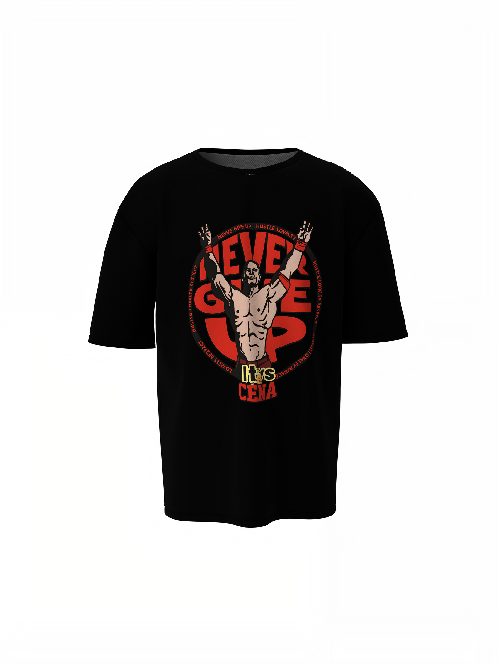 Its Cena Oversized T-Shirt Iconic John Cena Graphic T-shirts