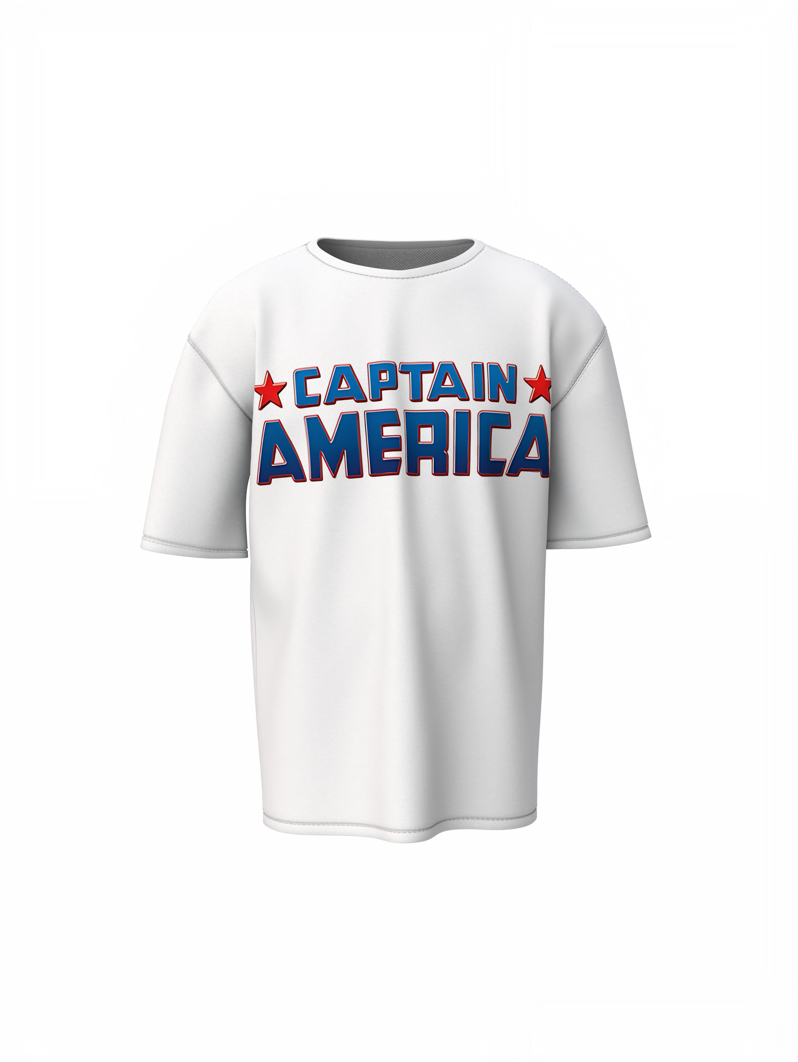 First Captain America Oversized T-Shirts