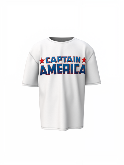 First Captain America Oversized T-Shirts