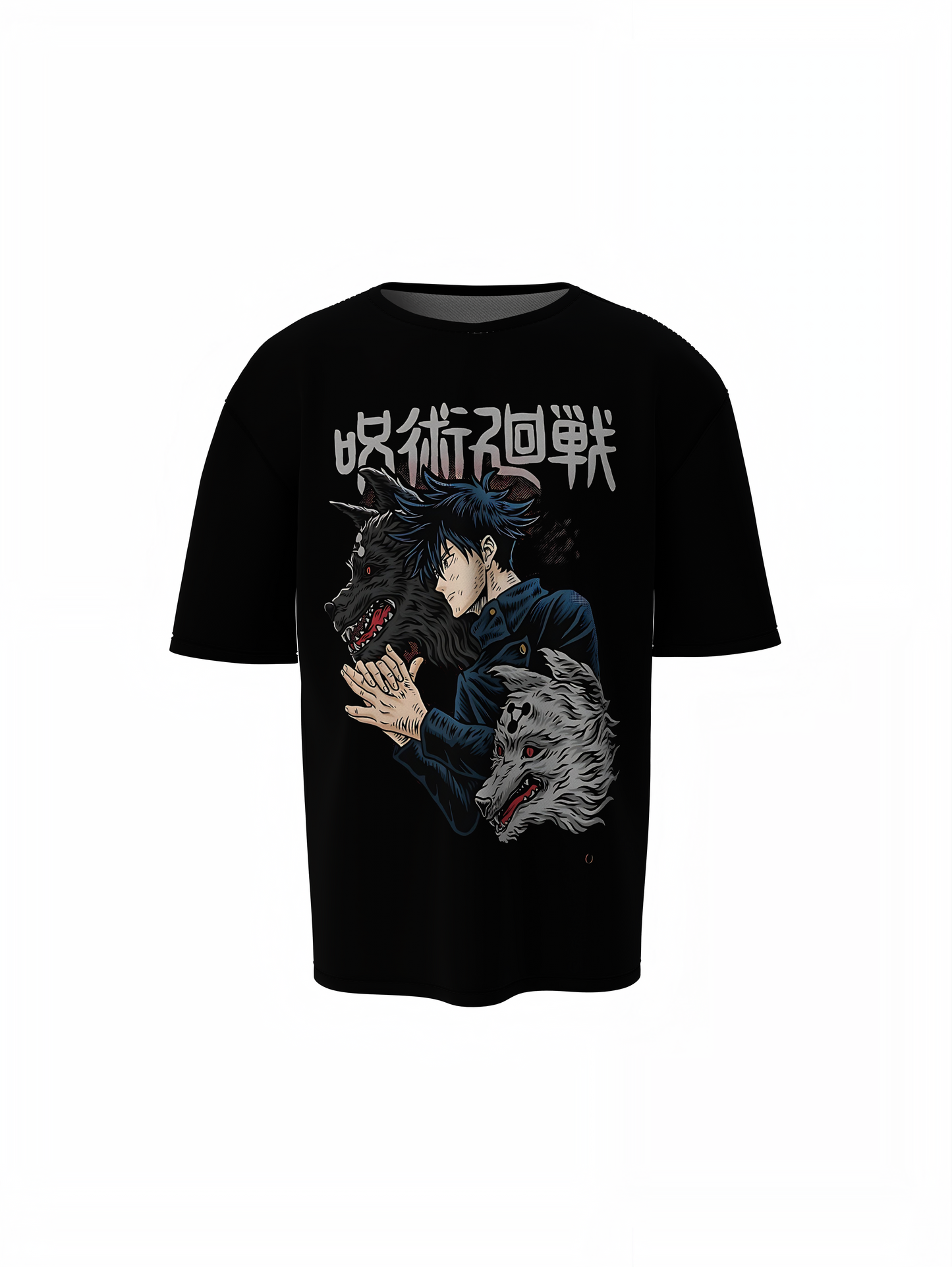Megumi Divine Dogs Oversized T-Shirts – Anime Streetwear