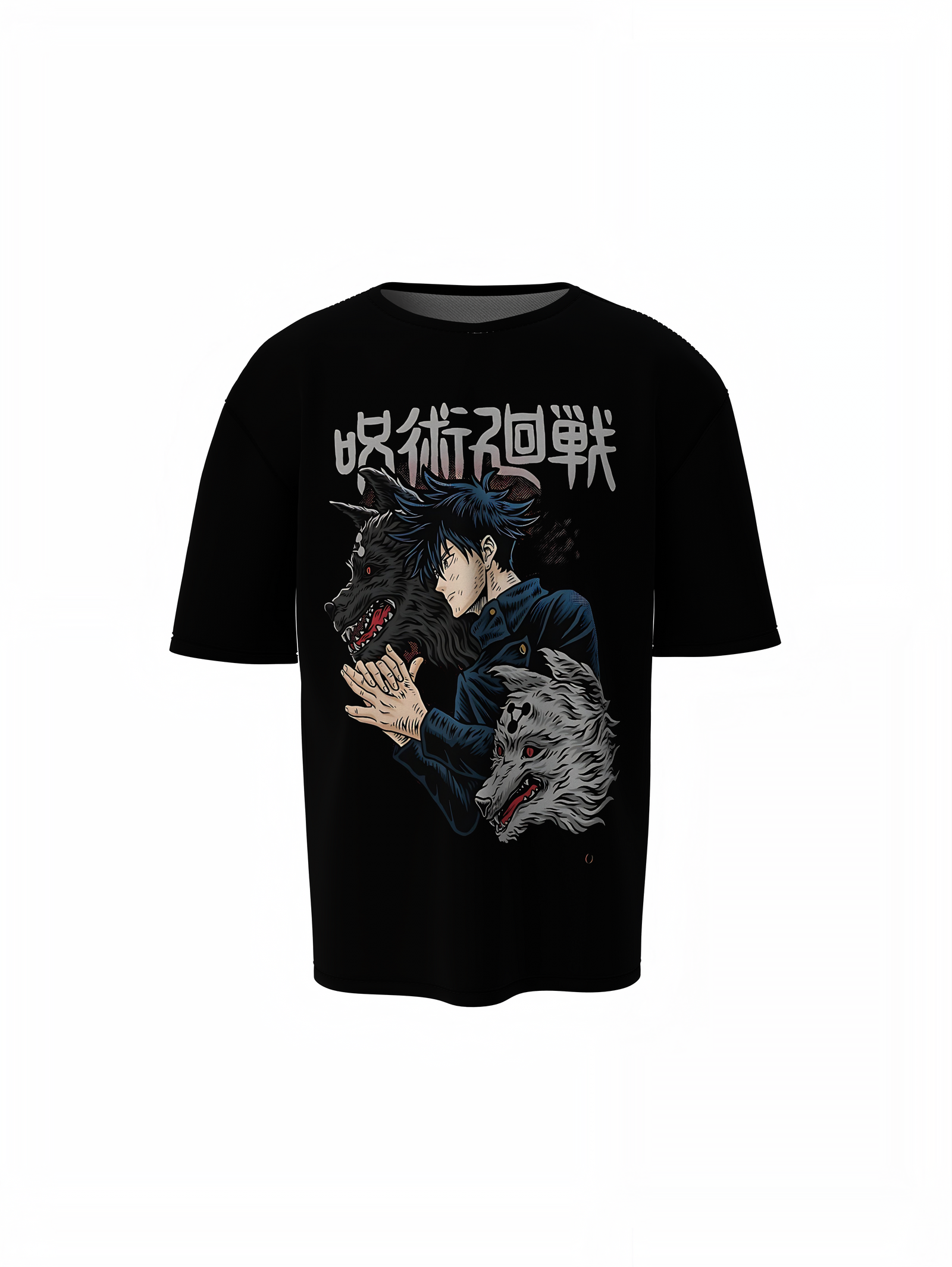 Megumi Divine Dogs Oversized T-Shirts – Anime Streetwear