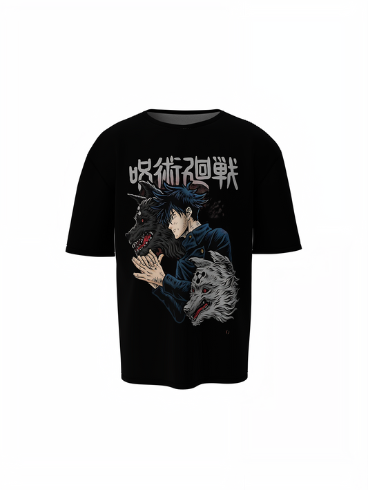 Megumi Divine Dogs Oversized T-Shirts – Anime Streetwear