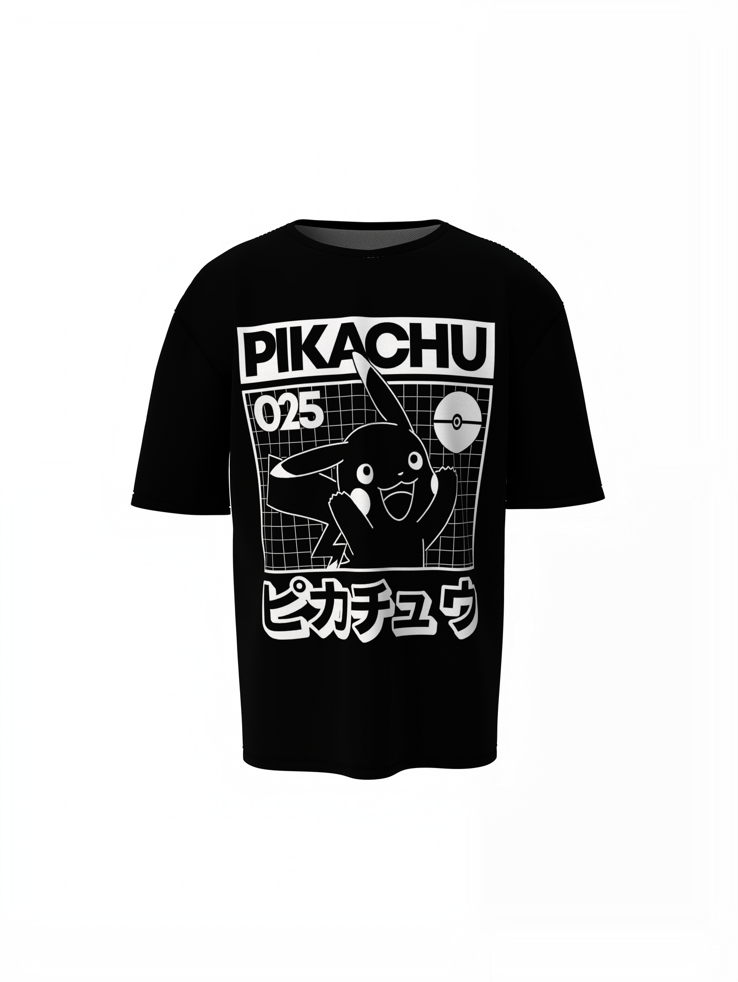Pikachu 025 Pokemon Oversized T-Shirts – Anime Streetwear