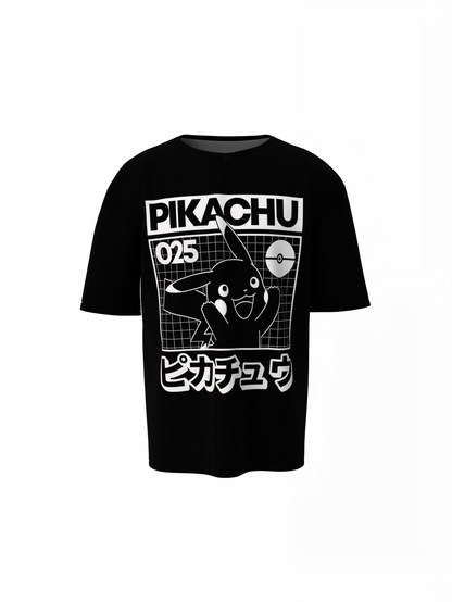 Pikachu 025 Pokemon Oversized T-Shirts – Anime Streetwear