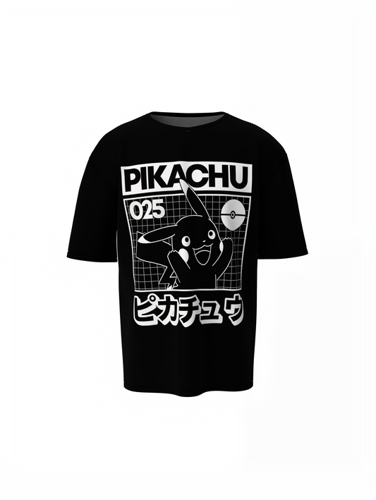 Pikachu 025 Pokemon Oversized T-Shirts