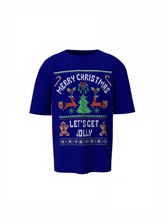 Let's Get Jolly Oversized T-Shirts