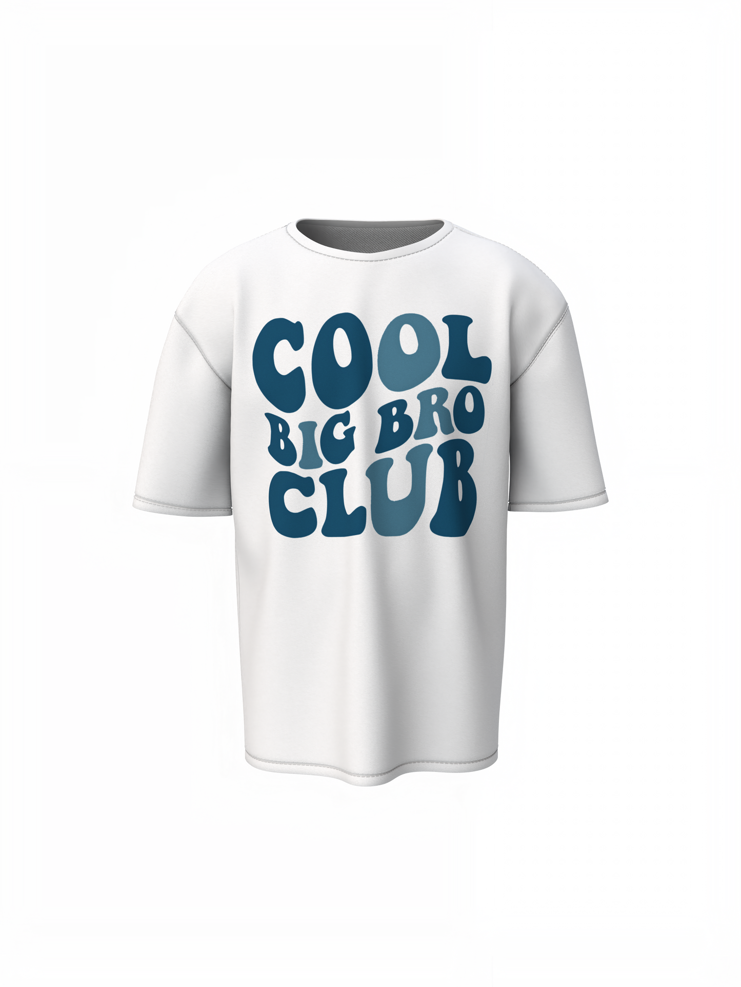 Big Bro Club Oversized T-Shirt Comfortable Family Graphic Tee
