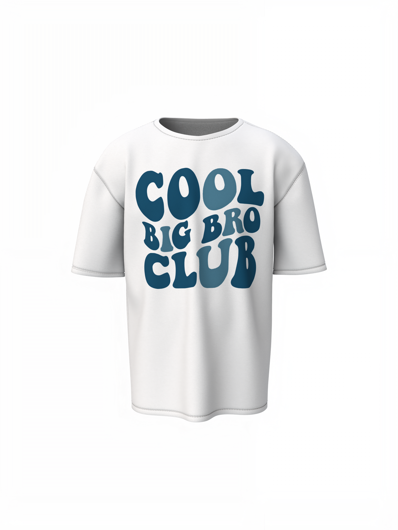 Big Bro Club Oversized T-Shirt Comfortable Family Graphic Tee