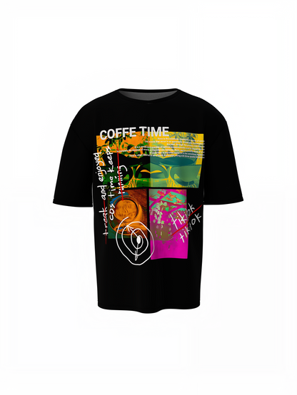 Coffee Time T Shirts Stylish Premium Casual Everyday Wear Fit
