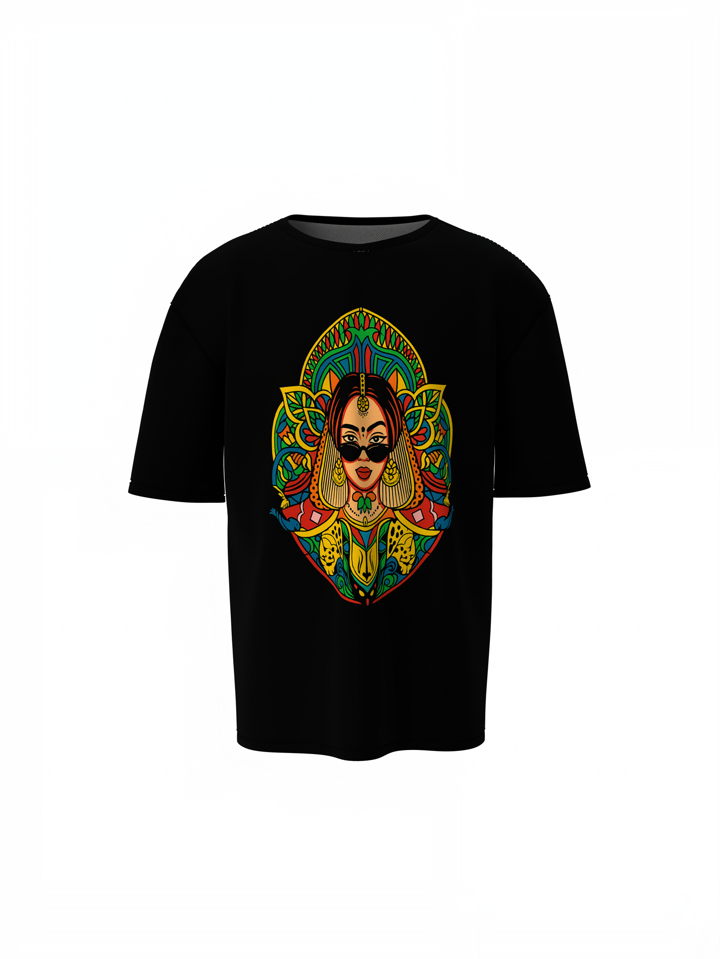 Asur Mask Oversized T-Shirt Bold and Stylish Streetwear
