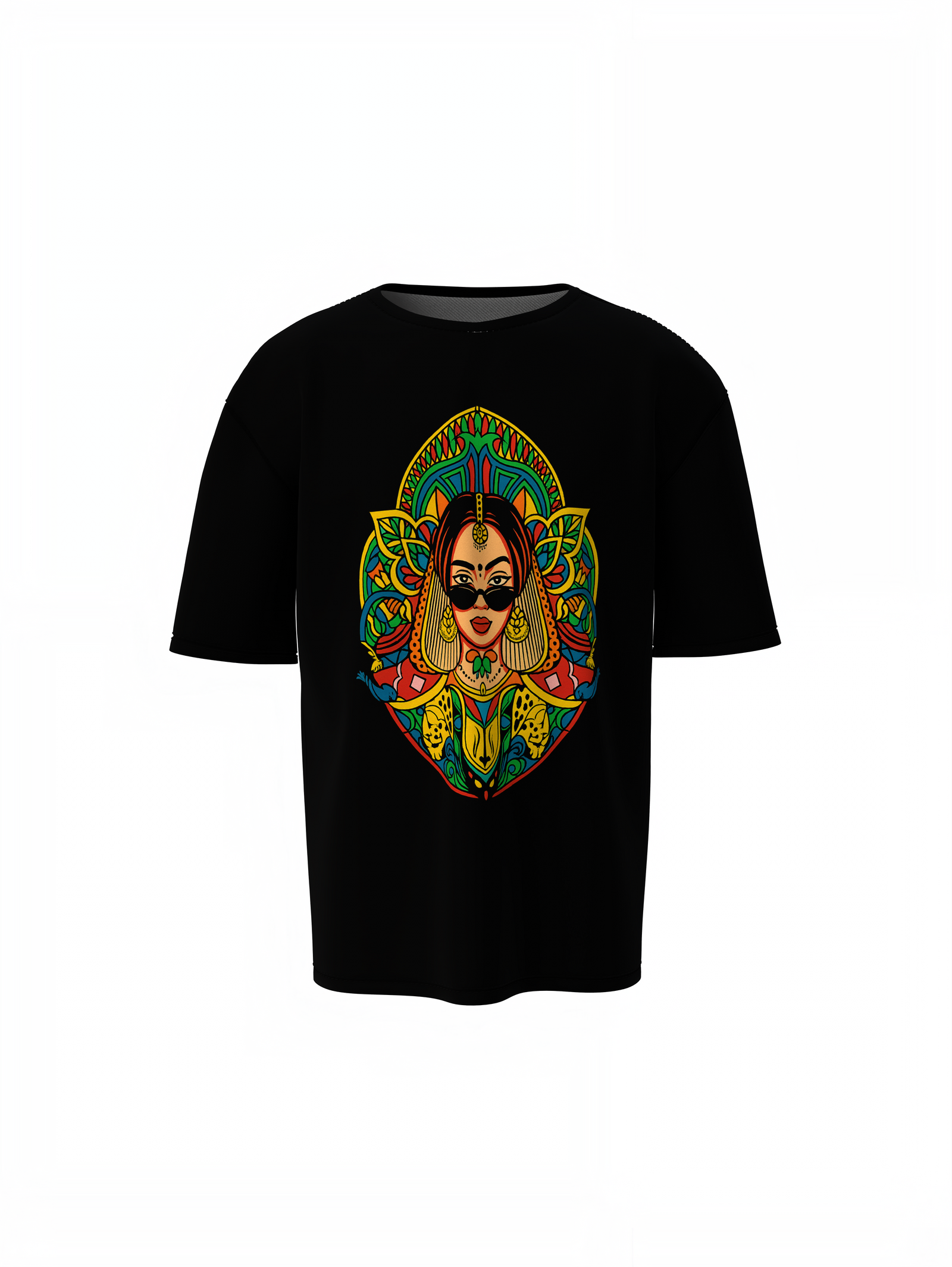 Asur Mask Oversized T-Shirt Bold and Stylish Streetwear