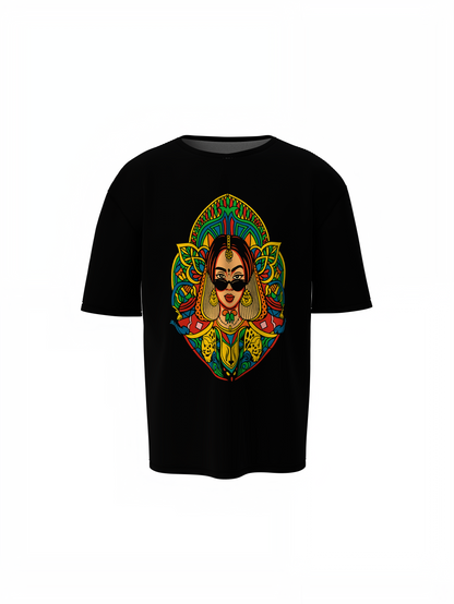 Asur Mask Oversized T-Shirt Bold and Stylish Streetwear