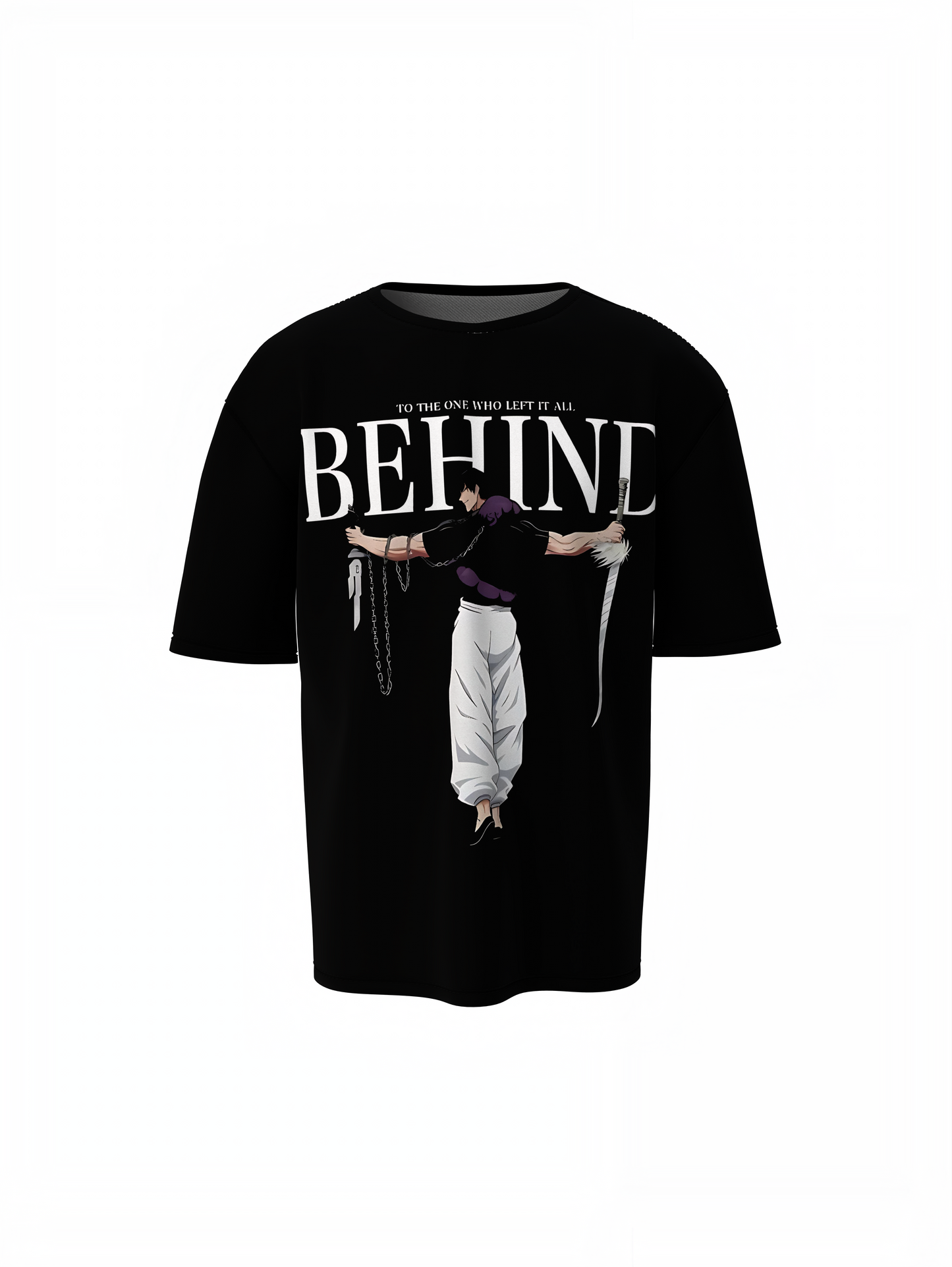Behind Oversized T-Shirts